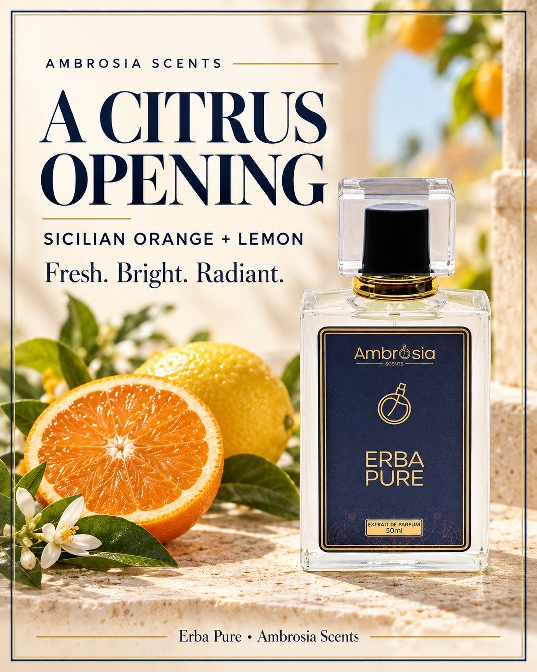 Erba Pure Extrait De Parfum campaign poster 02