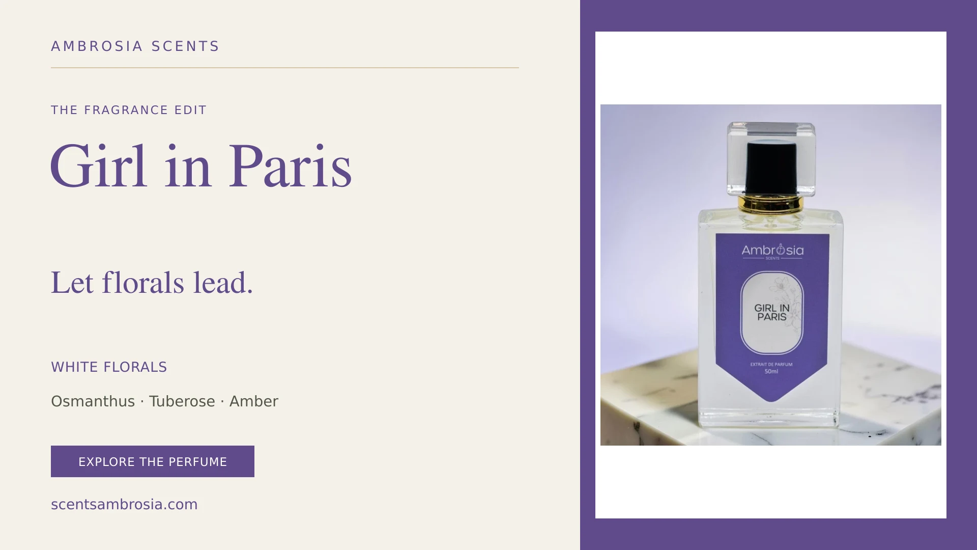 Girl in Paris Extrait De Parfum: Fragrance Guide & Scent Profile