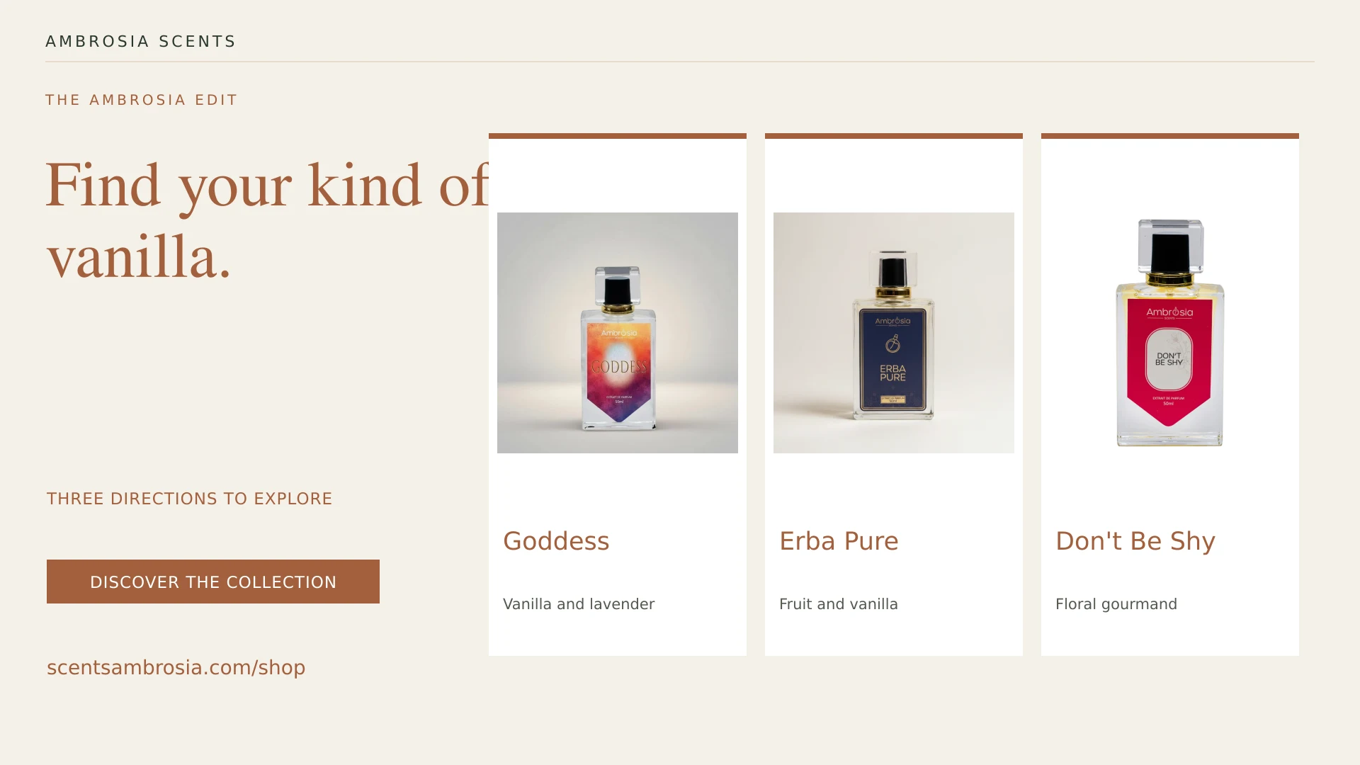 Vanilla perfumes to explore | Ambrosia Scents